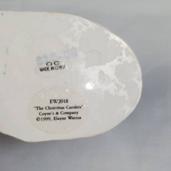 1999 The Little Street Collection "The Christmas Carolers" Figurine by Elayne Wa - Picture 4 of 8